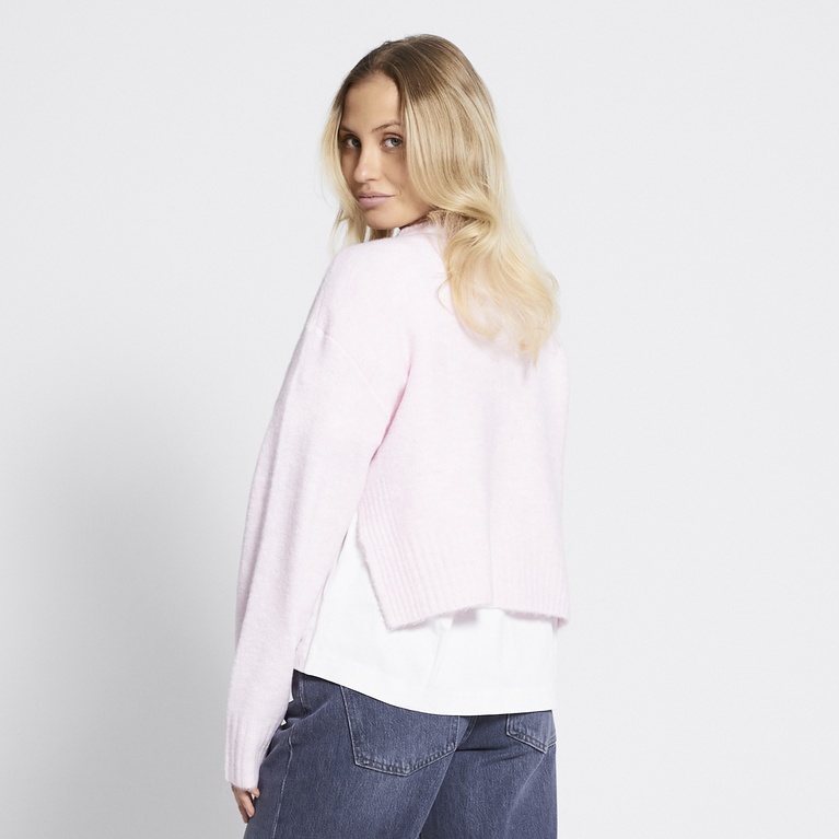 Short knit cardigan "Gemma" Light Pink